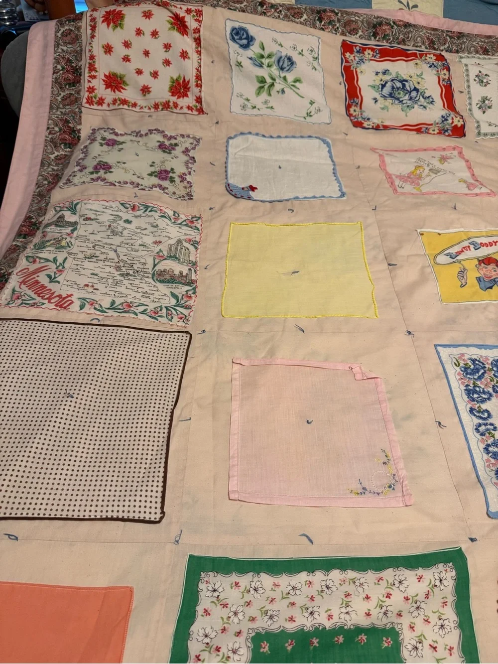 Handmade vintage handkerchief